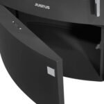 Justus Agero W+ Kaminofen Stahl Schwarz | Speckstein – Bild 5