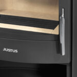 Justus Agero W+ Kaminofen Stahl Schwarz | Speckstein – Bild 4