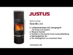 Justus Faro W+ 2.0 Kaminofen Stahl Schwarz – Bild 8