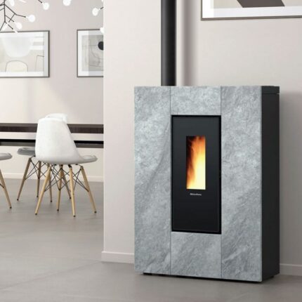 Extraflame Marilena Plus 5.0.16 Pelletofen Stahl Naturstein
