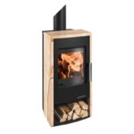 Haas+Sohn RUBUS-ST easy Kaminofen Woodstone tief-schwarz – Bild 2
