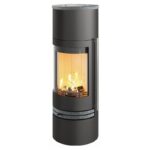 Lotus Kaminofen Orbis 2 Speckstein , RR hinten od. RR oben / optional Griffvarianten – Bild 2