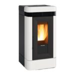 Extraflame LUCIA PLUS.16 - Weiss Pelletofen – Bild 2