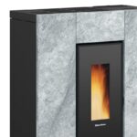 Extraflame Marilena Plus 5.0.16 Pelletofen Stahl Naturstein – Bild 3