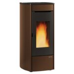 Extraflame Marina Idro H13 wasserführender Pelletofen Stahl Bronze – Bild 2