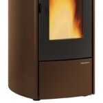 Extraflame Marina Idro H13 wasserführender Pelletofen Stahl Bronze – Bild 4