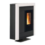 Extraflame SOUVENIR PLUS STEEL 5.0 - Weiss Pelletofen – Bild 2
