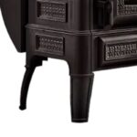 Extraflame Teodora 16 Evo Pelletofen Gusseisen Schwarz – Bild 5