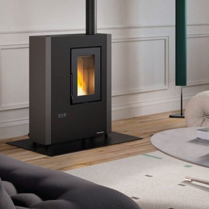 Extraflame Luisella 5.0 Maxi Pelletofen Graphitgrau