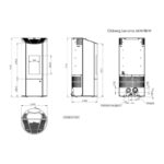 Olsberg Levana 3.0 Pelletofen Stahl Schwarz/Keramik Caffe Arabica 6kW – Bild 5