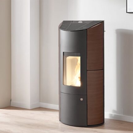 Olsberg Levana 3.0 Pelletofen Stahl Schwarz/Keramik Caffe Arabica 6kW