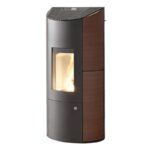 Olsberg Levana 3.0 Pelletofen Stahl Schwarz/Keramik Caffe Arabica 6kW – Bild 2
