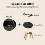 Aduro B2 Bioethanolofen Schwarz – Bild 8