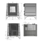 Oranier Pio Pelletofen conStone Beton