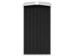 vidaXL Brennholzlager Verzinkter Stahl 330 x 92 x 153 cm Anthrazit – Bild 2