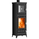 Thermorossi Anna Evo Easy Kaminofen Anthrazitgrau mit Backfach, Auslaufmodell – Bild 2