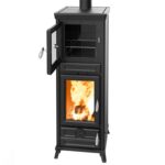 Thermorossi Anna Evo Easy Kaminofen Anthrazitgrau mit Backfach, Auslaufmodell – Bild 3