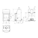 Aquaflam 17 Panorama Automatic Wasserführender Kamineinsatz