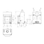 Aquaflam 25 Prisma Basic Wasserführender Kamineinsatz