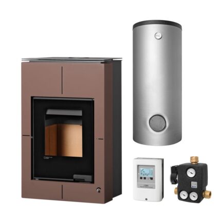 Aquaflam Vario Saporo 11 kW Basic Brown Set + Pufferspeicher TPSR 500 + SWT