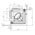 Austroflamm 38x38x57 K 2.0 Kamineinsatz Ecke links Feuerraum Schwarz – Bild 3