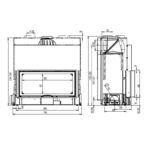 Austroflamm 97x45 S 2.0 Kamineinsatz – Bild 4