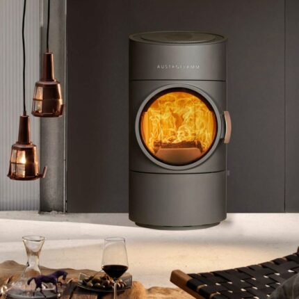 Austroflamm Clou Compact 2.0 Kaminofen Stahl Gussgrau