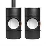 Austroflamm Clou compact Cook Kaminofen Stahl gussgrau, RR oben – Bild 10
