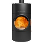 Austroflamm Clou compact Cook Kaminofen Stahl gussgrau, RR oben – Bild 3