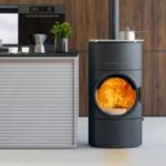 Austroflamm Clou compact Cook Kaminofen Stahl gussgrau, RR oben – Bild 7