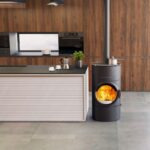 Austroflamm Clou compact Cook Kaminofen Stahl gussgrau, RR oben – Bild 9
