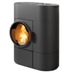 Austroflamm Clou Duo Kombi-Kaminofen Stahl Gussgrau – Bild 3