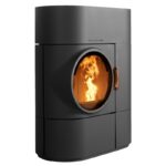 Austroflamm Clou Duo Kombi-Kaminofen Stahl Gussgrau – Bild 4