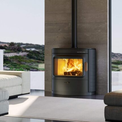 Austroflamm Cody Kaminofen Keramik Dark Anthracite