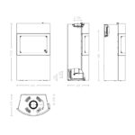 Austroflamm Fynn Xtra 2.0 Kaminofen Stahl / Schwarz, Glasfront Oben + Unten – Bild 8