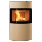 Austroflamm Fynn Xtra 2.0 Kaminofen Stahl Schwarz / Keramik Hanf – Bild 2
