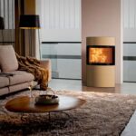 Austroflamm Fynn Xtra 2.0 Kaminofen Stahl Schwarz / Keramik Hanf – Bild 6