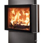 Austroflamm Lounge Xtra Kaminofen Stahl gussgrau, RR oben oder hinten – Bild 4
