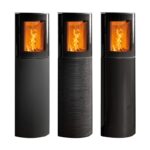 Austroflamm Mr. Wu Brikettofen Stahl Schwarz / Glasfront – Bild 2