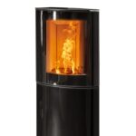 Austroflamm Mr. Wu Brikettofen Stahl Schwarz / Glasfront – Bild 3