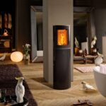 Austroflamm Mr. Wu Brikettofen Stahl Schwarz / Glasfront – Bild 6