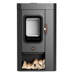 Austroflamm Sina Xtra Kaminofen Stahl gussgrau – Bild 2