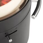 Austroflamm Tower Xtra 2.0 Kaminofen Stahl gussgrau, RR oben oder hinten – Bild 4