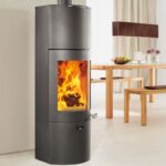 Austroflamm Tower Xtra 2.0 Kaminofen Stahl gussgrau, RR oben oder hinten – Bild 7