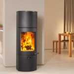 Austroflamm Tower Xtra 2.0 Kaminofen Stahl gussgrau, RR oben oder hinten – Bild 8