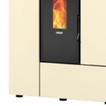 Dal Zotto Leyla Elite Pelletofen Stahl Elfenbein – Bild 5
