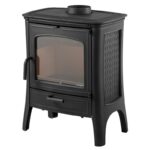 Hergom E20 Kaminofen Gusseisen Schwarz – Bild 3