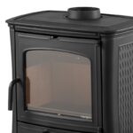 Hergom E20 Kaminofen Gusseisen Schwarz – Bild 4