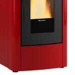 Extraflame Dahiana Plus VFS Pelletofen Stahl Bordeaux – Bild 4