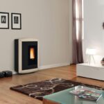 Extraflame Souvenir Lux EVO Pelletofen Majolika Tortora – Bild 2